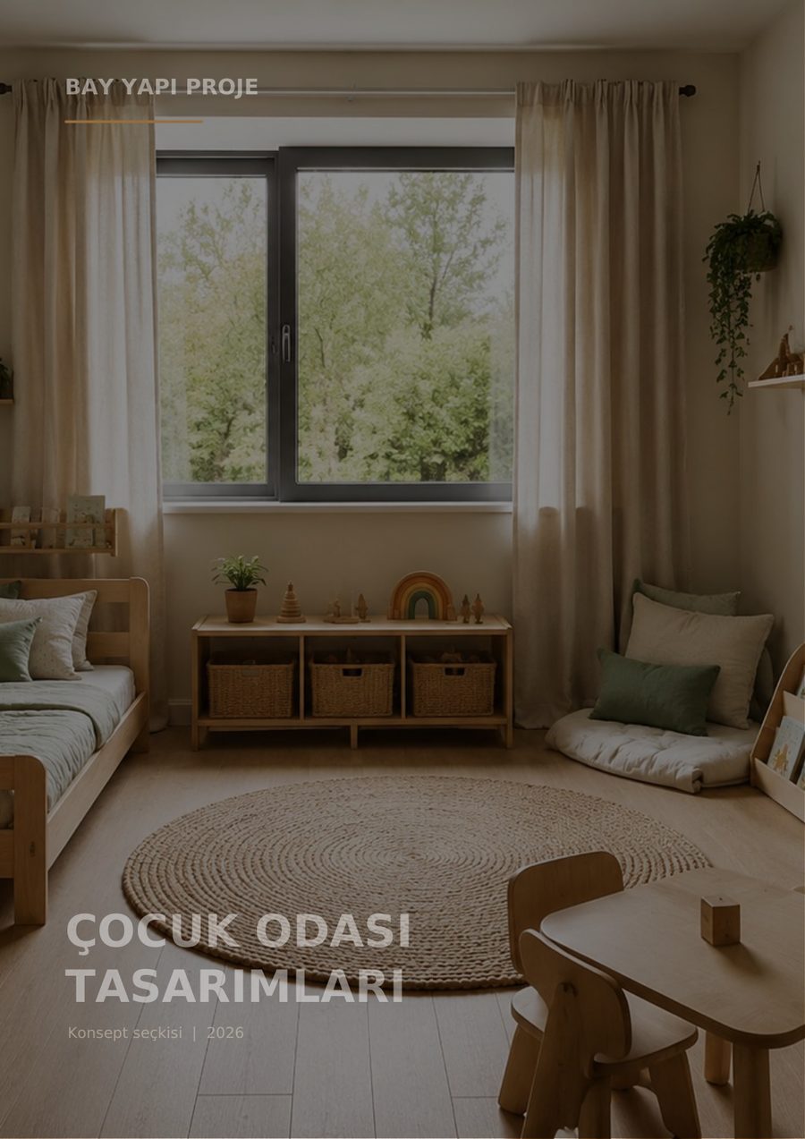 Çocuk Odası Tasarımları kataloğu kapağı