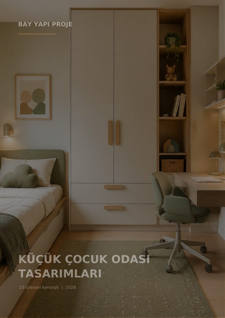 Küçük Çocuk Odası Tasarımları kataloğu kapağı