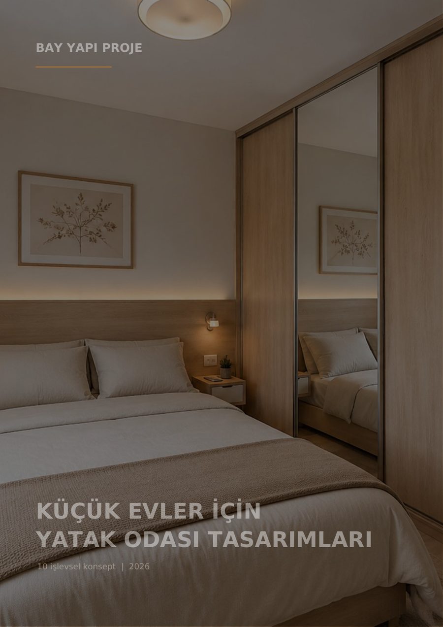 Küçük Ev Yatak Odası Tasarımları kataloğu kapağı