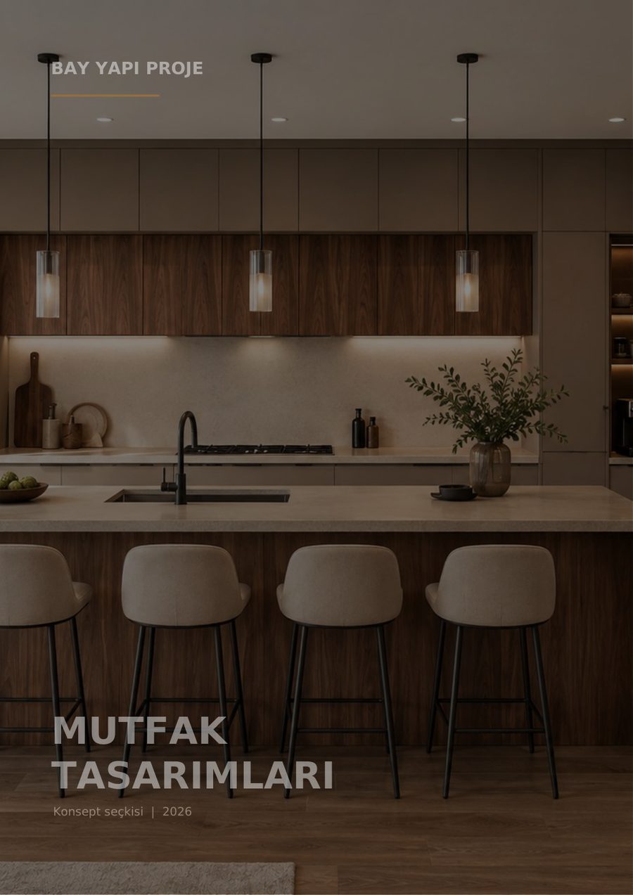 Mutfak Tasarımları kataloğu kapağı