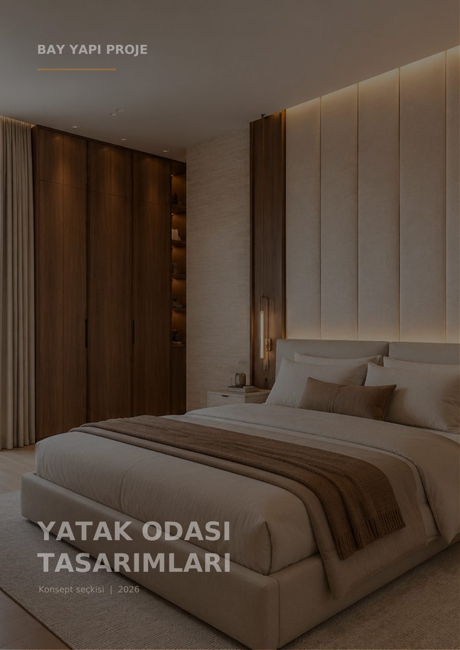 Yatak Odası Tasarımları kataloğu kapağı